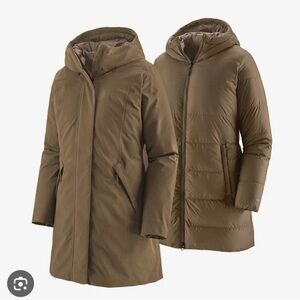 Patagonia Frozen Range 3-In-1 Parka Topsoil Brown